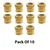 10 Pcs Of Brass NMD Nozzle For HTP Pump